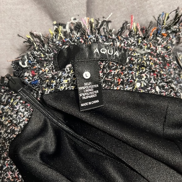 Aqua tweed dress - Picture 6 of 6